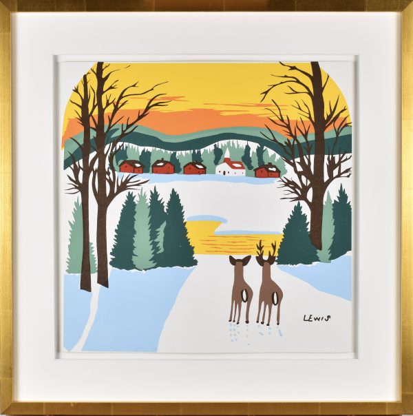 Two Deer, Sunset