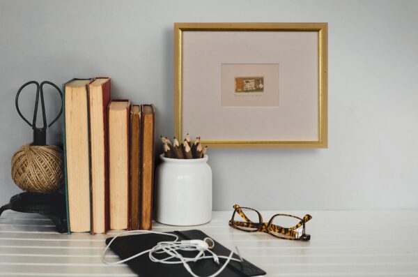 Small etching framed - crows - Image 2