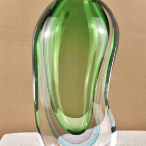 Murano Green Vase